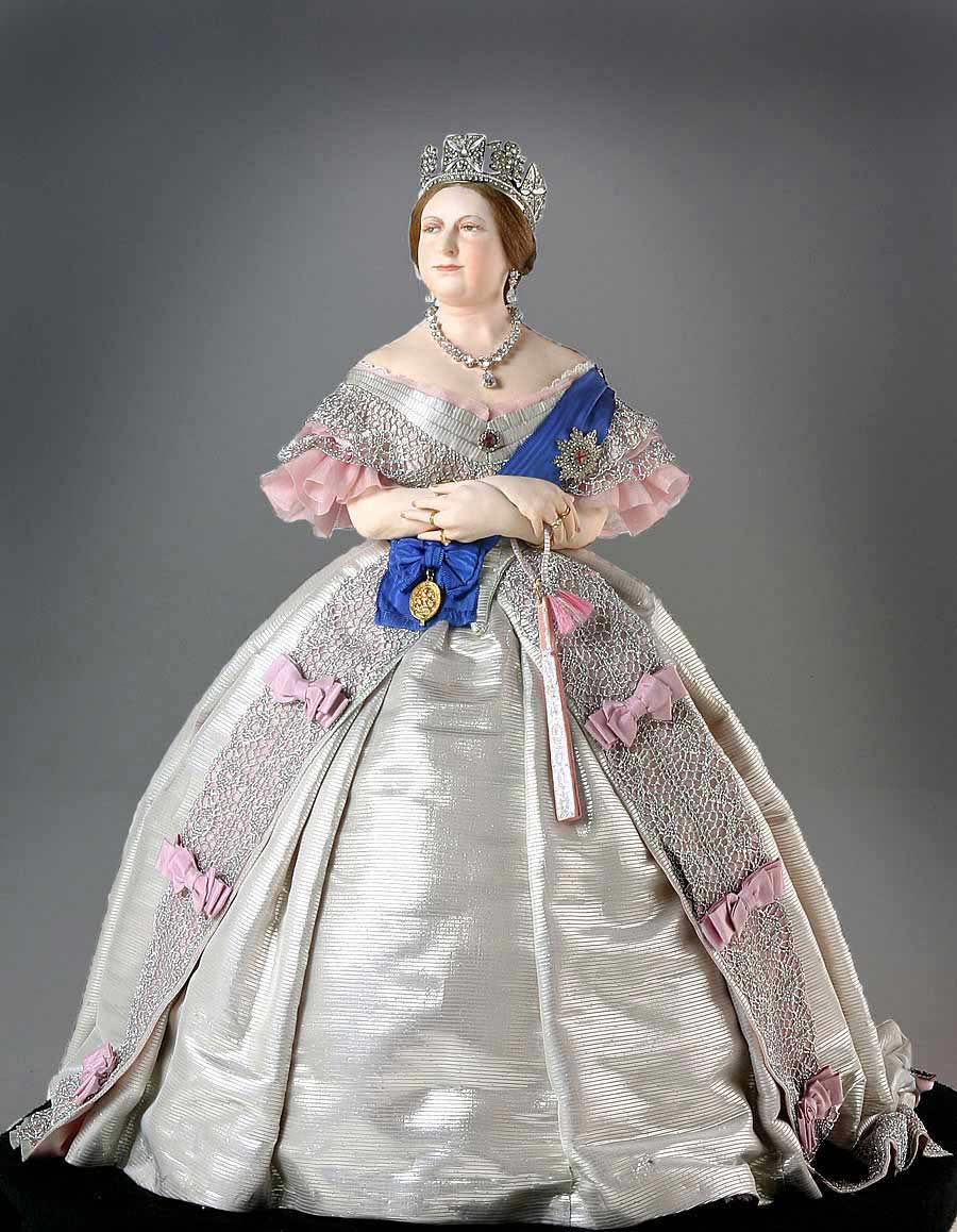 Full length color image of Queen Victoria 1860 aka. 