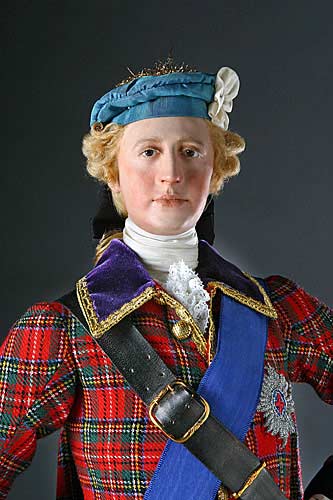 Portrait of Bonnie Prince Charlie aka. Charles Edward Stuart from Historical Figures of England