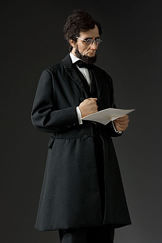 Portrait of President Abraham Lincoln at Gettysburg, 1863  aka. The Great Emancipator from Personalites of the Lincoln Era