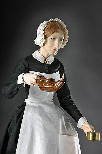 Portrait of Florence Nightingale aka. The Lady with the Lamp from Historical Figures of England