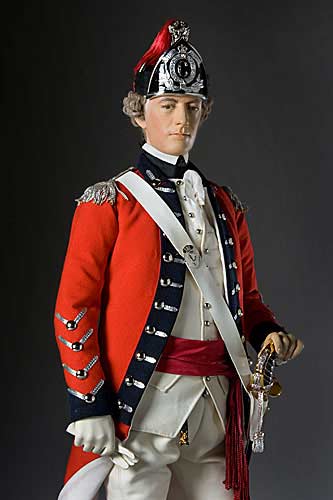 Portrait of General John Burgoyne aka. "Gentleman Johnny" from US Patriots and Founders