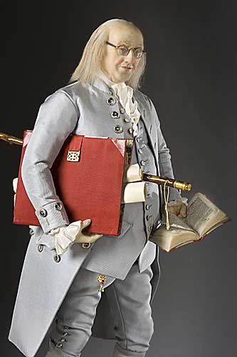 American History, United States Patriots and Founders Group represented by Benjamin Franklin