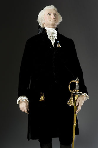 Portrait of George Washington (President) aka. "The Father of His Country" from US Patriots and Founders