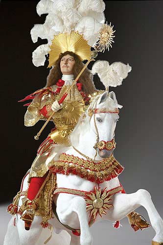 Portrait of Louis XIV (equestrian) aka. Louis XIV of France,  "The Sun King" from Historical Figures of France