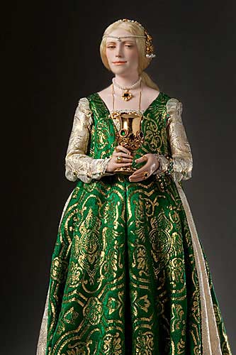 Portrait of Lucrezia Borgia aka. Duchess of Ferrara from Historical Figures of Italy